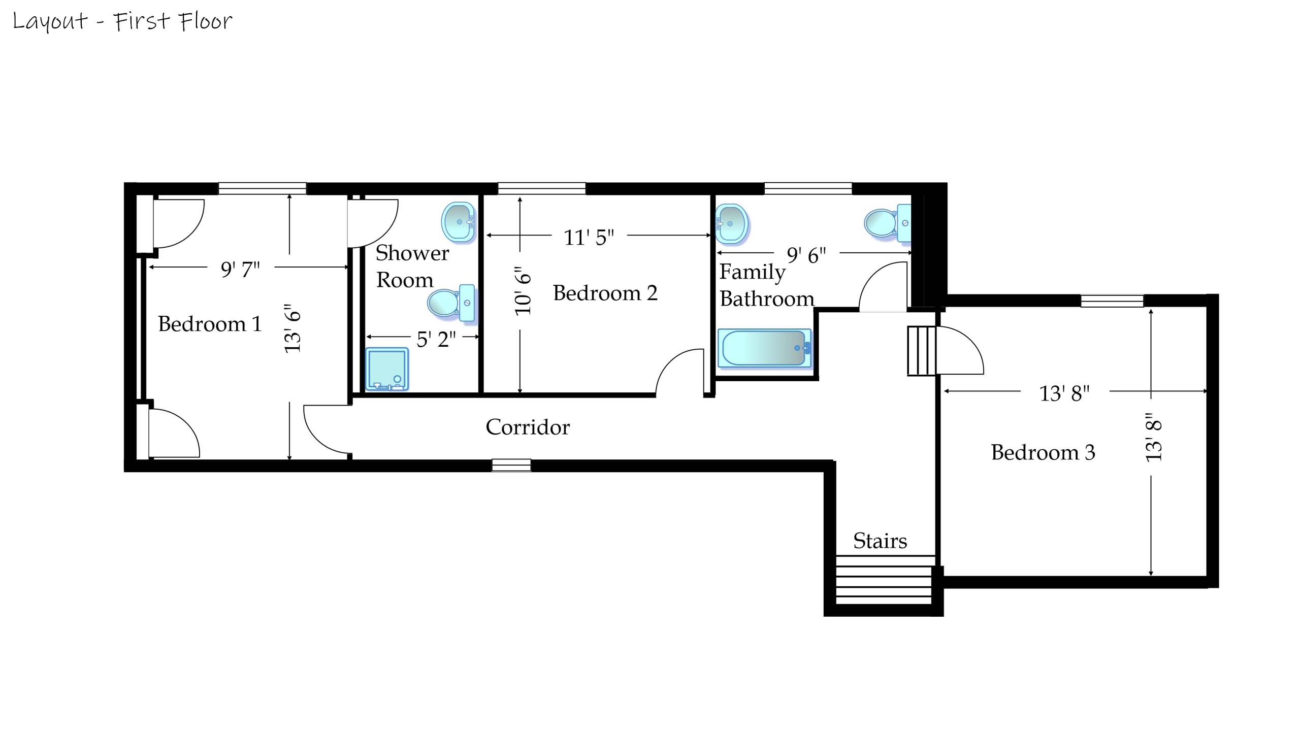 Harry's House, First Floor Layout