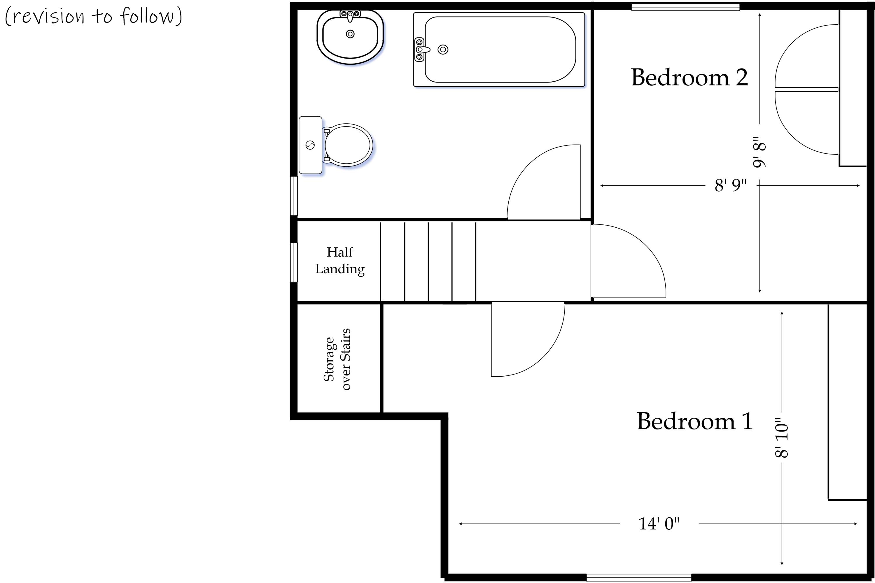 Lily Cottage First Floor Layout Plan