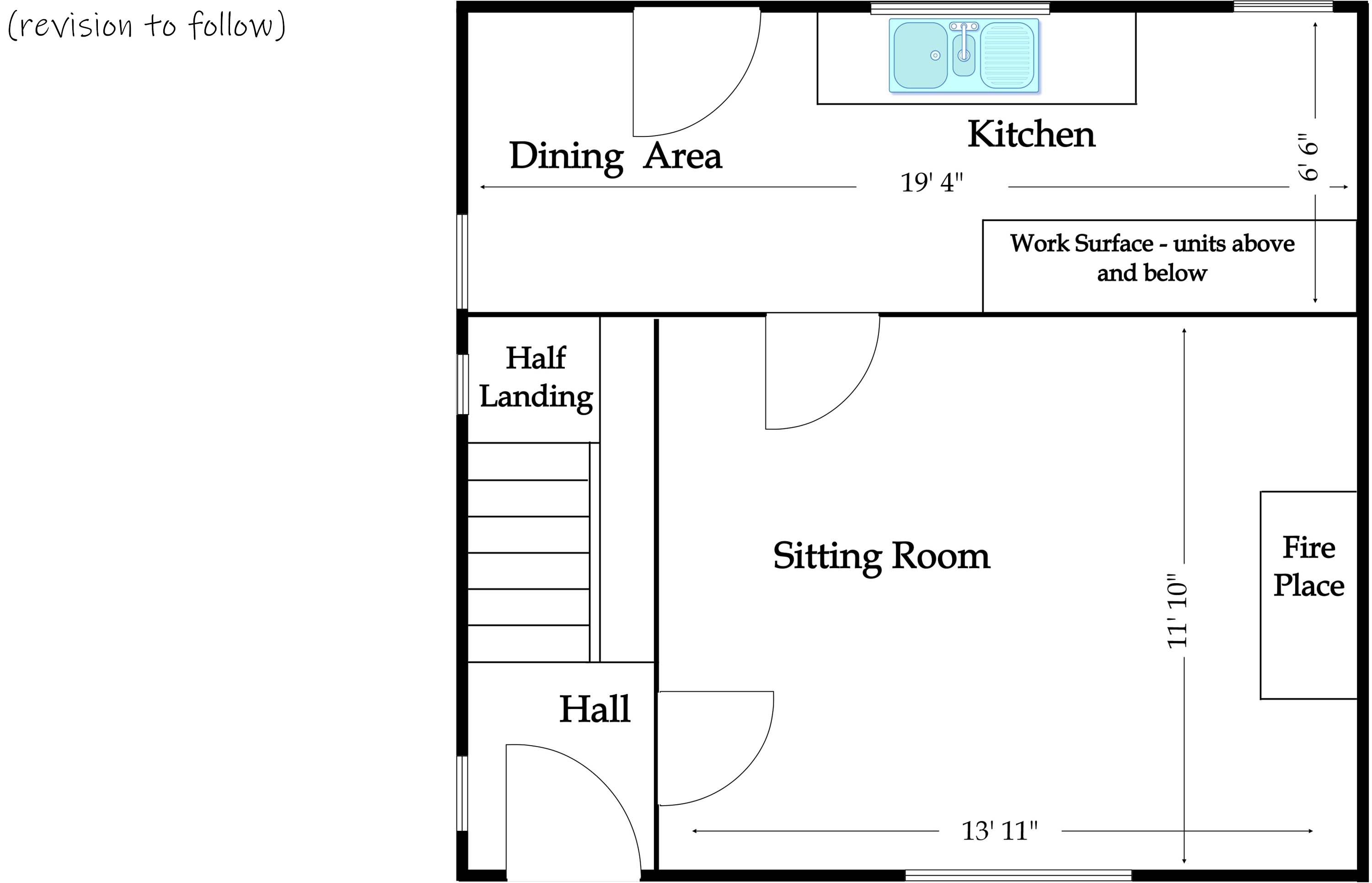 Lily Cottage Ground Floor Layout Plan